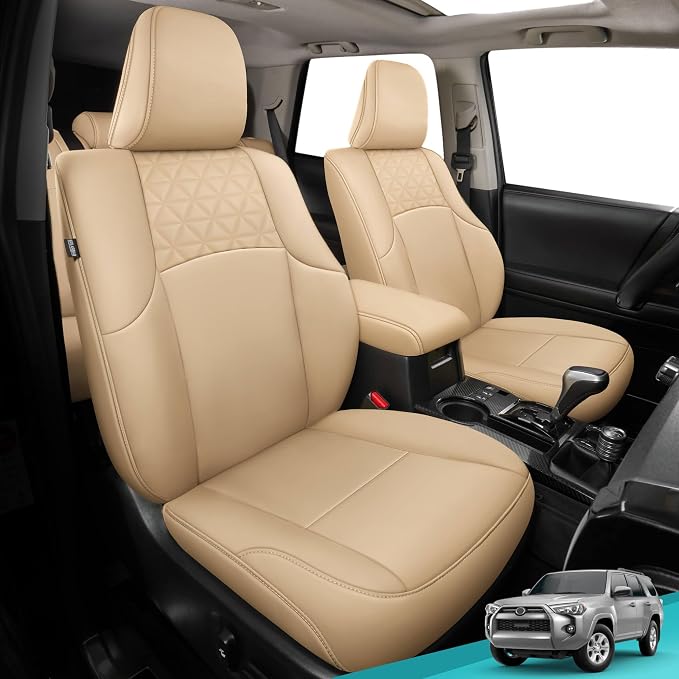 Seat Covers for Toyota 4Runner 2011-2024, Faux Leather Car Seat Cover Full Set - Image 7
