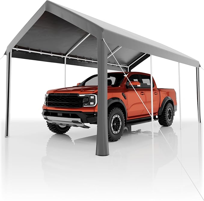 10x20ft Metal Carport Garage - Image 8
