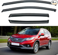 Window Visors Rain Guards for 2012 2013 2014 2015 2016 Honda CRV, Out-Channel by YQAUTEC