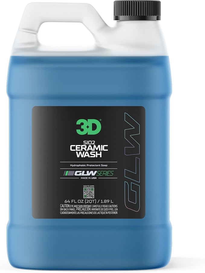 3D SiO2 Ceramic Wash & Wax Soap GLW Series – pH Neutral Car Shampoo by 3DCarCare