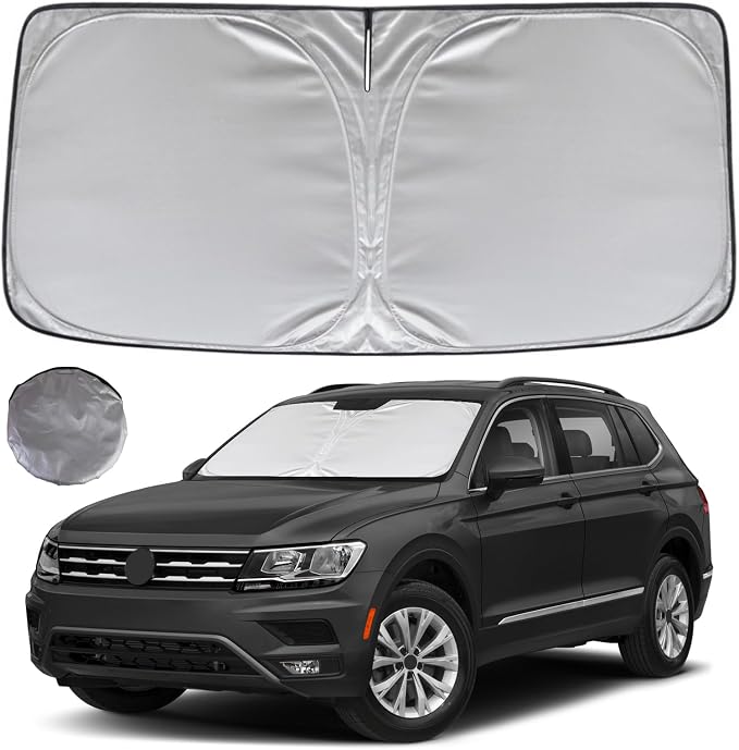 KAYZT Windshield Sun Shade for 2018-2025 Volkswagen VW Tiguan Foldable Sunshade by KAYZT