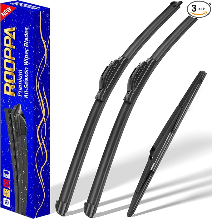 3 wipers Replacement for 2011-2020 Toyota sienna, Windshield Wiper Blades by ROOPPA