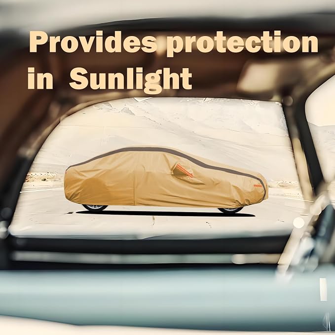 Heavy Duty Waterproof Car Cover Compatible - Image 3