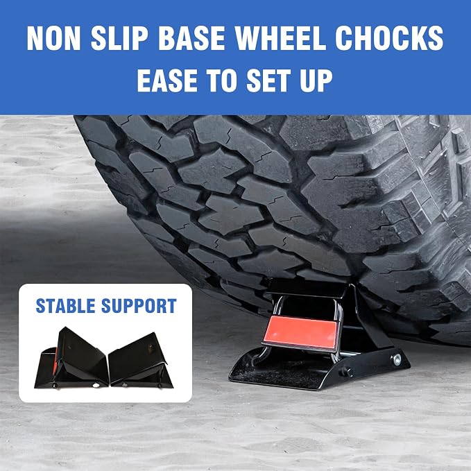 Car Jack Stands 3 Ton with Double Locking and Large Foot Base - Image 6