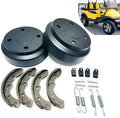 Golf Cart Brake Drums Kit with Brake Shoes & Springs by LOSTAR