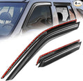 Auto Dynasty 4Pcs Carbon Fiber Pattern Window Visors Compatible by AutoDynasty