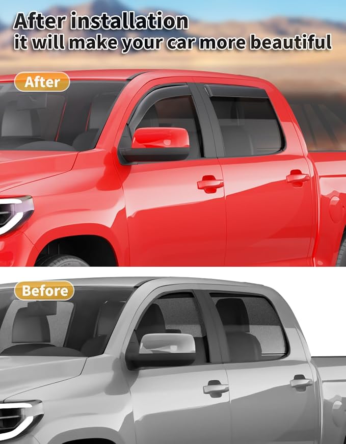 in-Channel Window Rain Guards Fit - Image 5