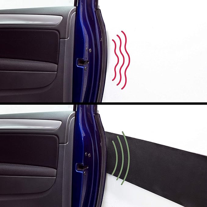 Car Door Protector Bump Body Guard, 1/4" Sectional Foam Sticking Garage Wall - Image 6