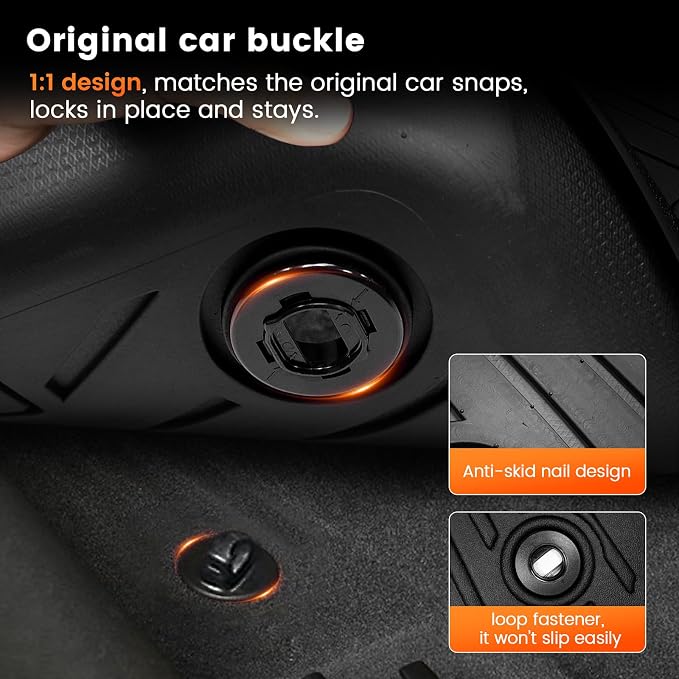 KMF Custom Fit Floor Mats for Toyota 4Runner 2025 Accessories, 5 Seats All - Image 4