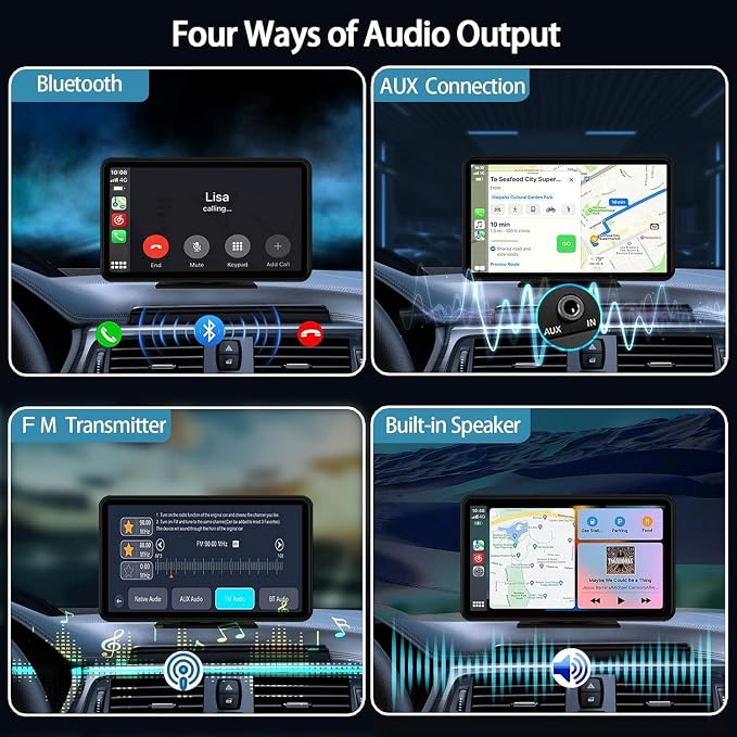 Wireless Double Din Car Stereo Compatible - Image 3