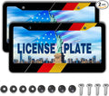 License Plate Protector Black, and Red License Plate Frames German Flag by Unknown