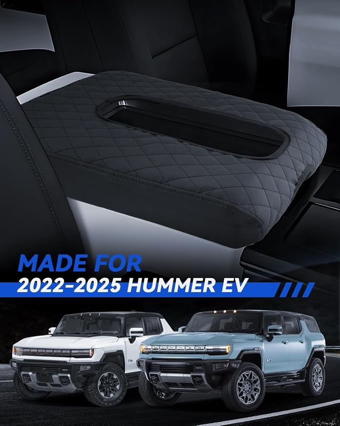 Armrest Cover for Hummer EV 2022 2023 2024 2025 Pickup/SUV Accessories Center - Image 2