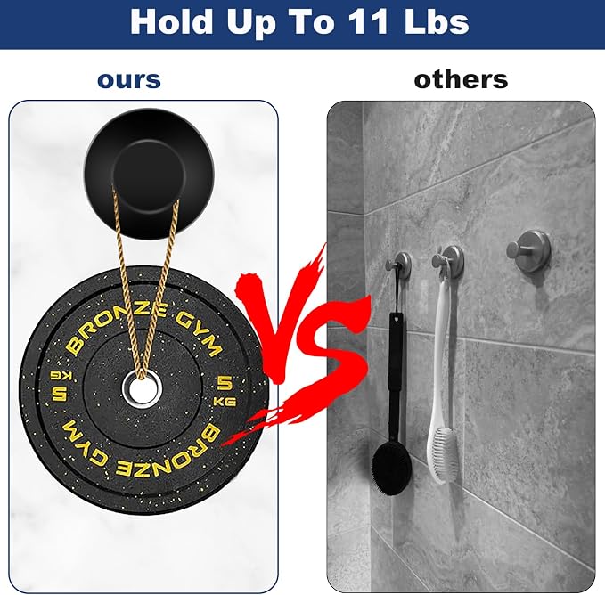 2 PCS Suction Cup Hooks for Shower, Hooks for Inside Shower, Removable Towel - Image 6