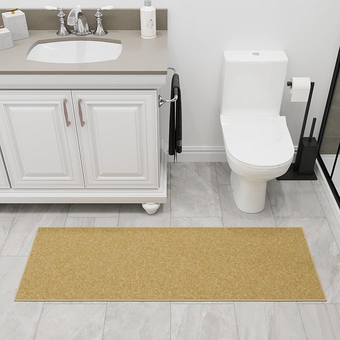 Ottomanson Hallway Runner Rug 20" x 59" Non Slip Solid Area Rugs Easy to Clean - Image 12