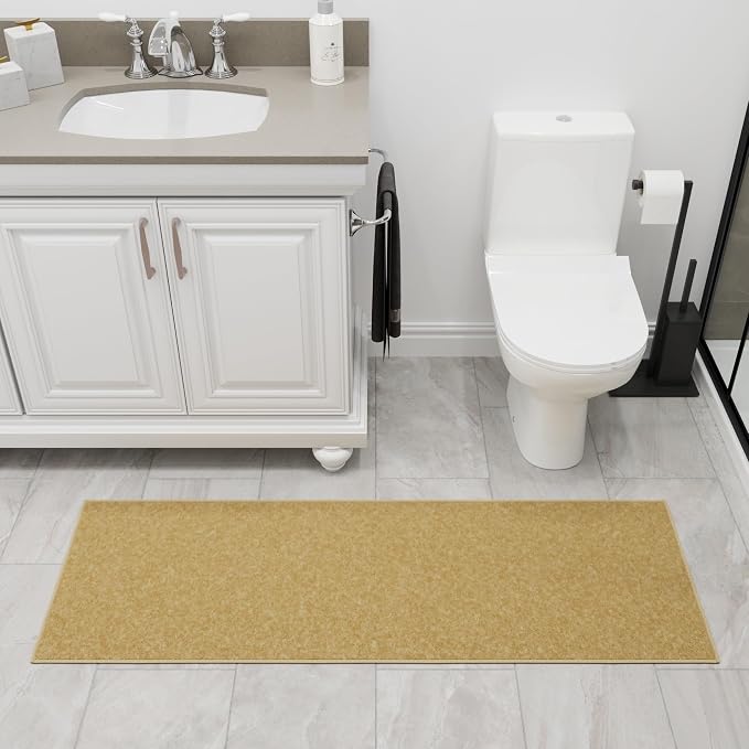 Ottomanson Hallway Runner Rug 2'2" x 6' Non Slip Solid Area Rugs Easy to Clean - Image 12