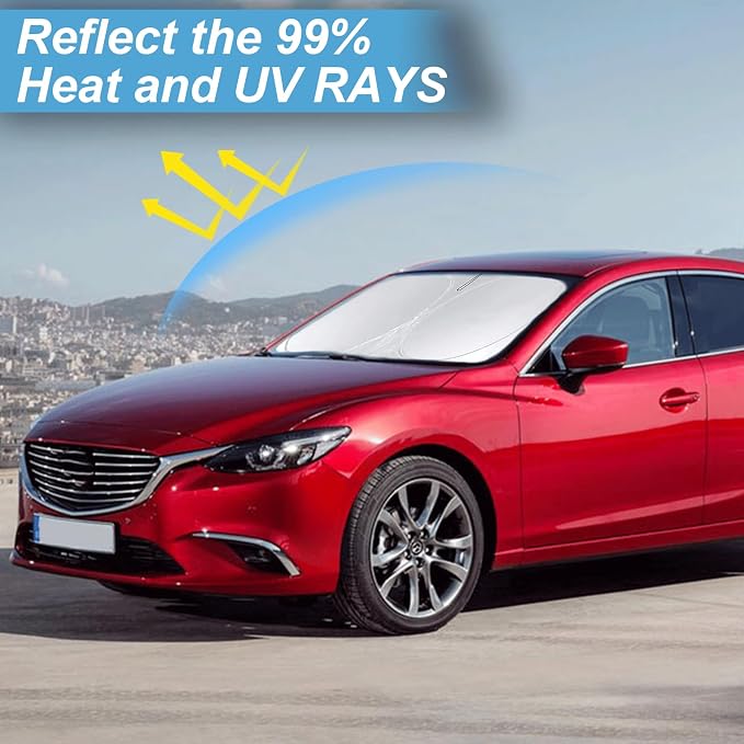 Custom Fit Mazda 6 Windshield Sunshade - Image 4