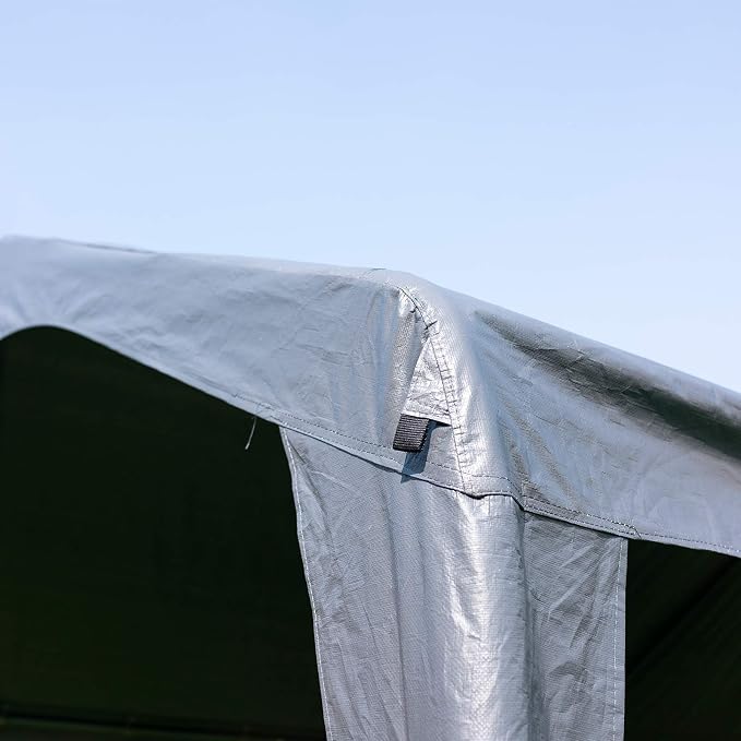 Sunnyglade 10x20 Ft Heavy Duty Carport Canopy Outdoor Portable Garage Tent Boat - Image 2