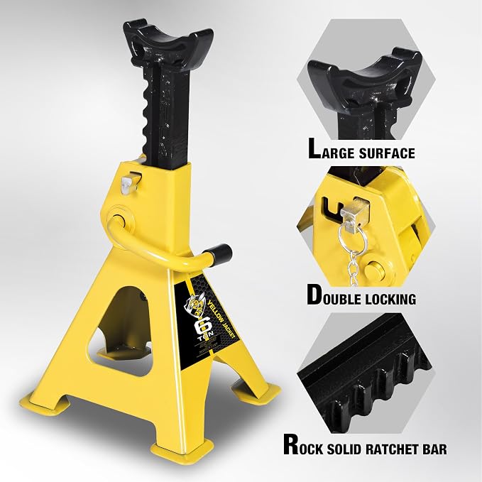 YELLOW JACKET Jack Stands 6 Ton - Image 5