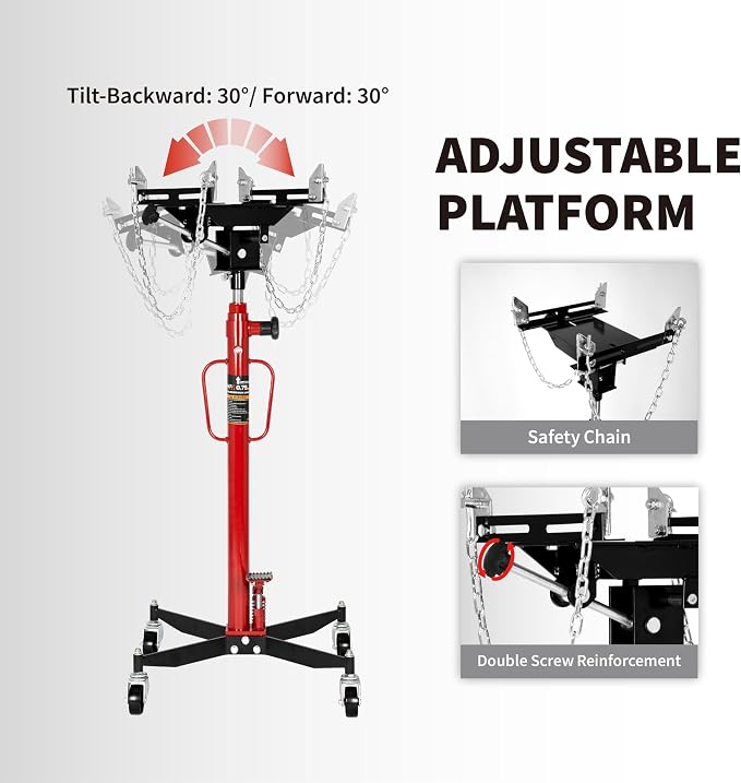 0.75 Ton Hydraulic Telescoping Transmission Jack - Image 6