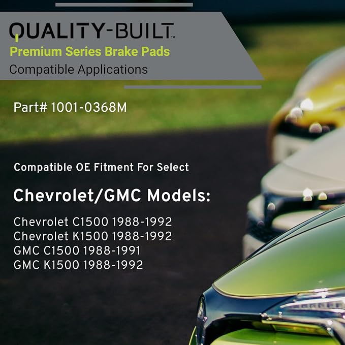 Premium Semi-Metallic Front Brake Pads Compatible - Image 3