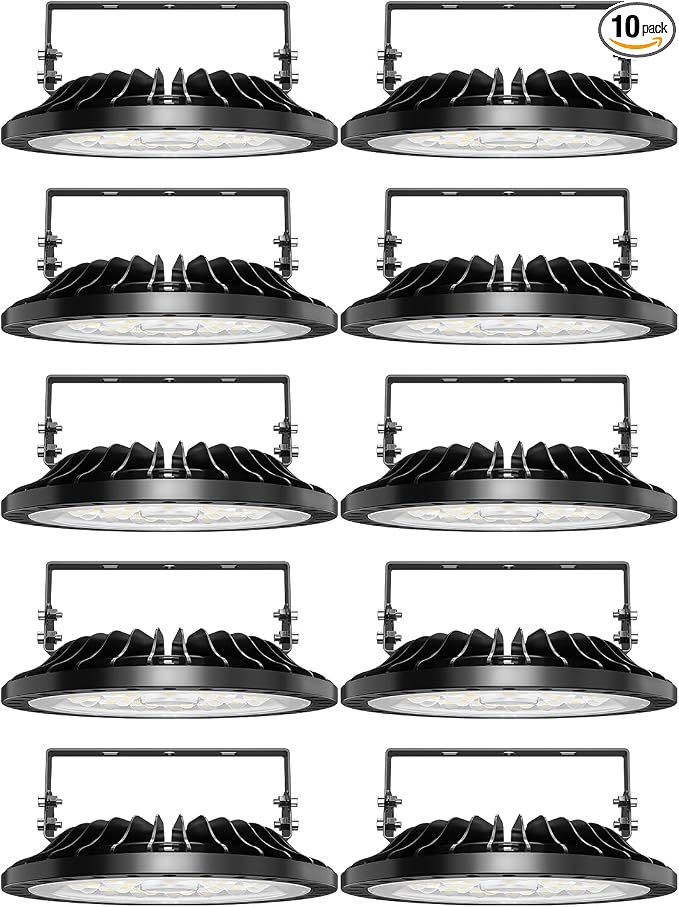 Viugreum High Bay LED Shop Lights, 100W UFO LED High Bay Light 10, 000LM 120V by Viugreum