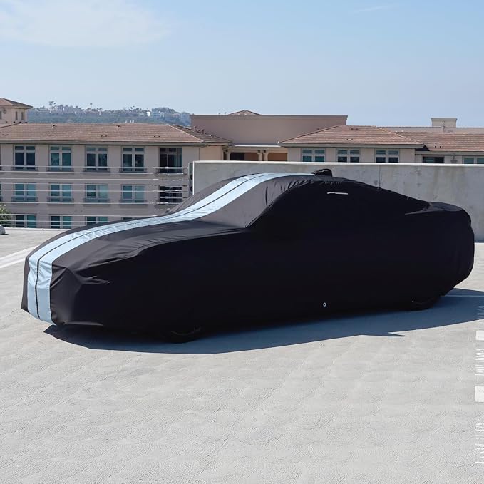 iCarCover Custom Car Cover for Pontiac Bonneville Waterproof All-Weather Rain - Image 7