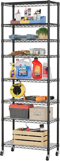 SINGAYE 8 Garage Heavy Duty Shelving Unit Kitchen Pantry Close Home Organizers by SINGAYE