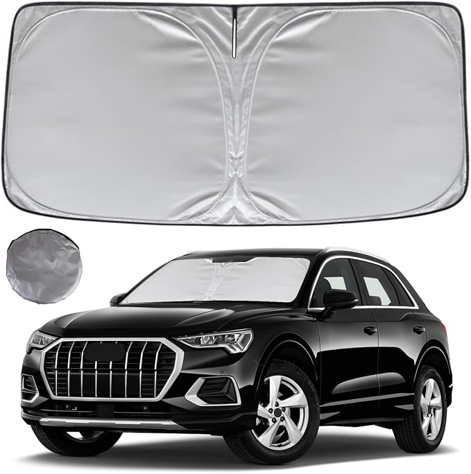 KAYZT Windshield Sun Shade for 2019-2025 2026 Audi Q3 SUV Foldable Sunshade by KAYZT