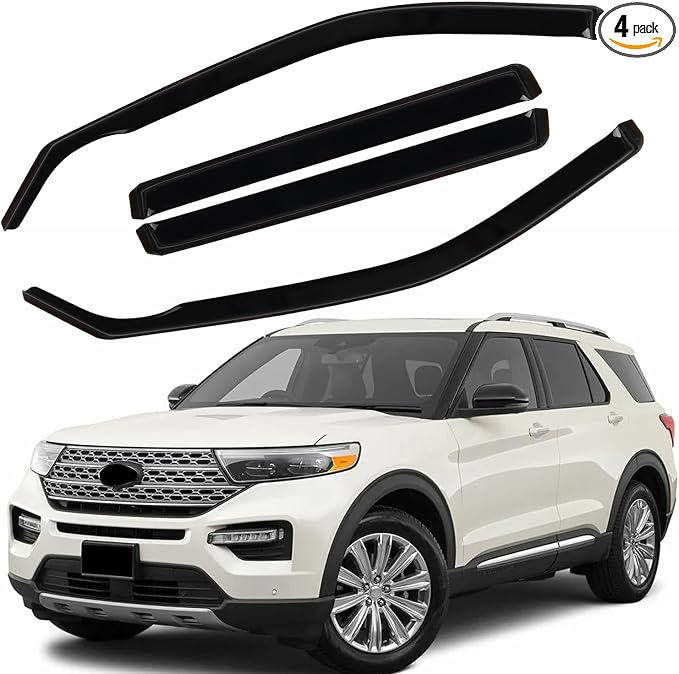 in Channel Window Visors for Ford Explorer 2020 2021 2022 2023 2024 2025 by CHYKORLA