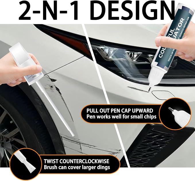 Copper Cres Touch Up Paint for Lexus, Car Paint Pen Scratch Repair Two-In-One - Image 5