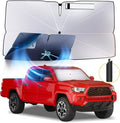 Windshield Sun Shade Umbrella: for Toyota Tacoma 2016 2017 2018 2019 2020 2021 by HIMUMOY