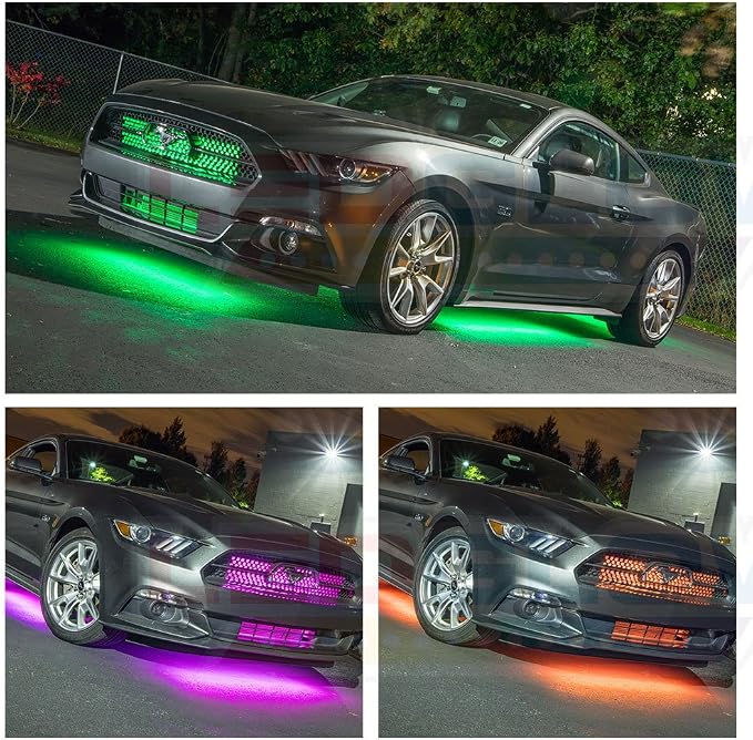 LEDGlow 4pc Million Color Multi-Color LED Underbody Underglow & 2pc Interior - Image 3