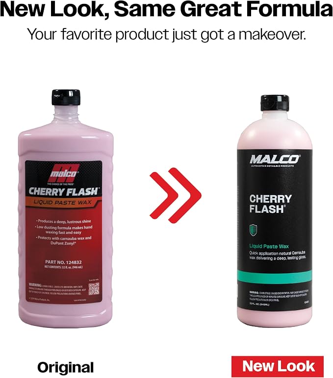Malco Cherry Flash Automotive Liquid Paste Wax – Protect & Shine Your - Image 3