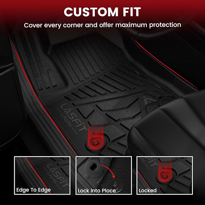 LASFIT Floor Mats & Cargo Liner 2021-2025 & Only 7 Seats - Image 3