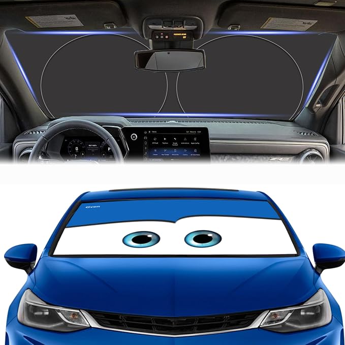 Gven Windshield Sun Shade The Original Patented Car Eyes 2025 Windshield Cover by Gven
