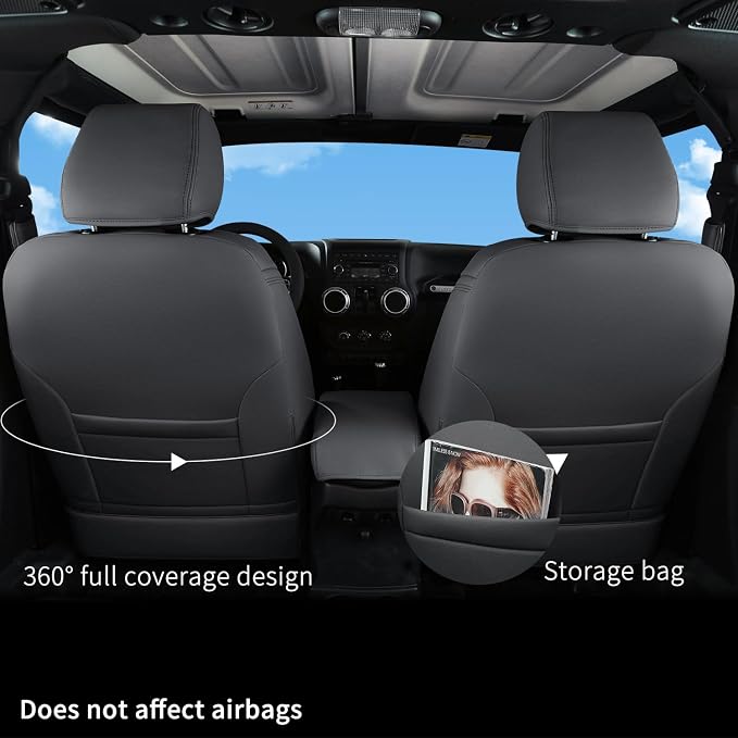GIANT PANDA Customized Full Set Car Seat Covers - Image 6