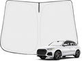 Windshield Sun Shade for 2018-2025 2026 Audi Q5 Accessories Thicken 6-Layer by Canvcle