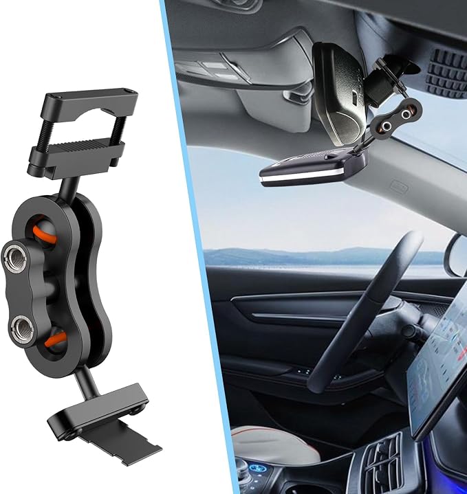 Radar Detector Rearview Mirror Rod Mounting Bracket and Radar Direct Power Cord - Image 2