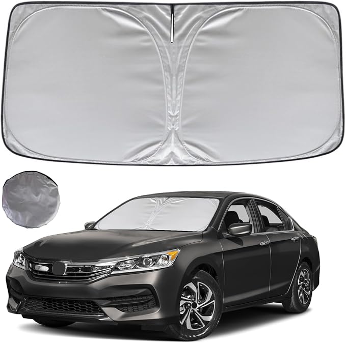 KAYZT Windshield Sun Shade for 2013-2017 Honda Accord Foldable Sunshade Front by KAYZT