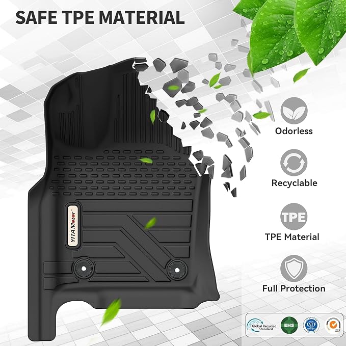 YITAMOTOR Upgraded Floor Mats Compatible - Image 6