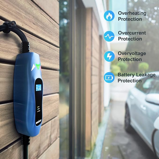 Level 2 EV Charger, 40 Amp, 240 Volt, 25ft Cable, Electric Vehicle Portable - Image 5