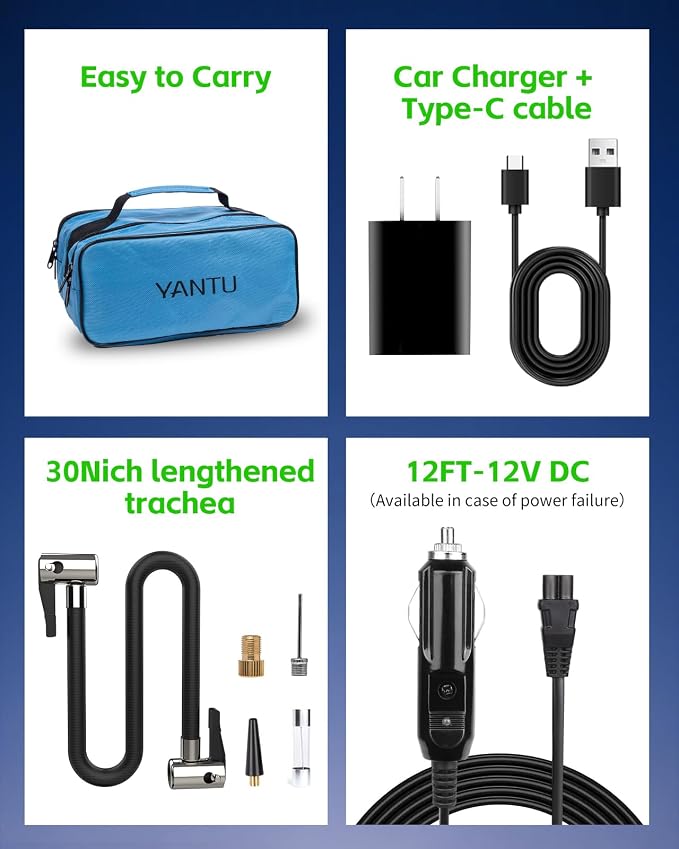YANTU Cordless Tire Inflator - Image 6