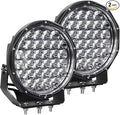 EXZEIT 9 Inch LED Round Driving Lights, 128W 20480 Lumens Offroad Fog Lights by EXZEIT