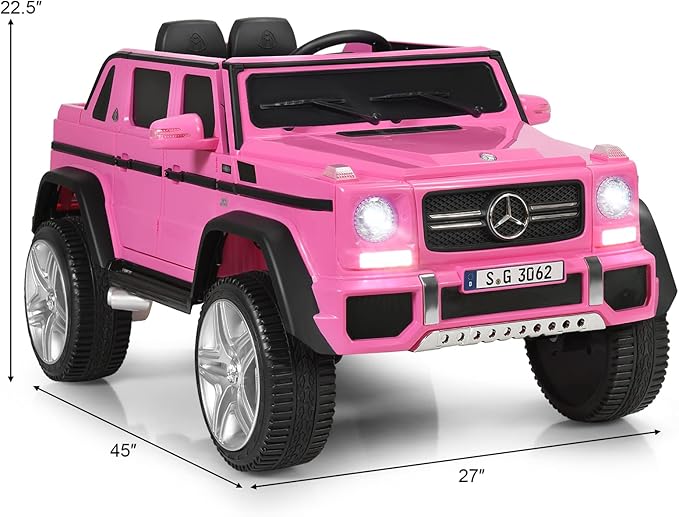 Costzon Ride on Car, Licensed Mercedes-Benz Maybach, 12V Battery Powered - Image 7