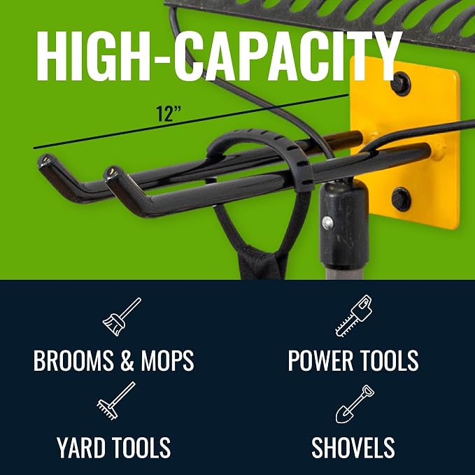 StoreYourBoard Tool Organizer Hook, Wall Mount Garage Storage, Tool Storage - Image 3