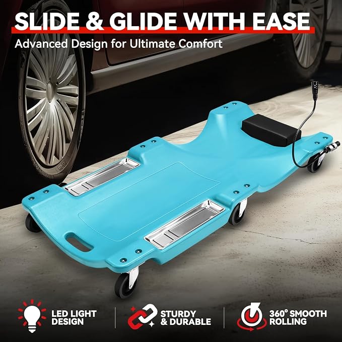 Auto Dynasty 40 Inches Mechanic Creeper, Automotive Garage Repair Low Profile - Image 2