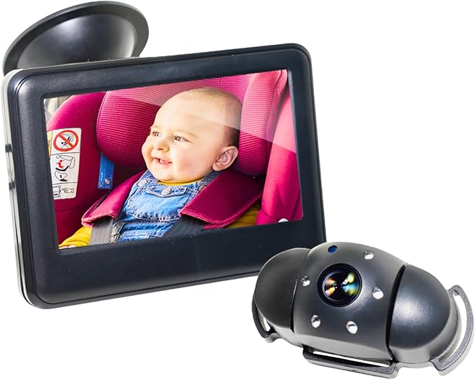 Baby car seat mirror camera by MaxiBaby