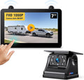 Magnetic Solar Wireless RV Backup Camera, 1080P 7" Touchscreen IPS Monitor & by DVKNM