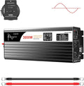 DC 12v AC 120V 60HZ Pure sine Wave 3000w Solar Power Inverter by XIJIA