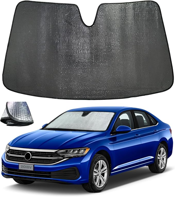 Windshield Sun Shade for Volkswagen VW Jetta 2019-2025 by ZOIBVCARSUNSHADE
